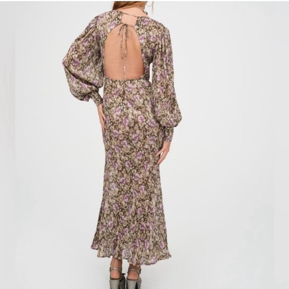 For Love and Lemons Wynne Maxi Dress Size Medium - Picture 2 of 11